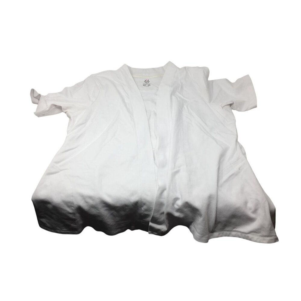 Isaac Mizrahi Live Essentials Women's White Shirt Size 2X (XXL)